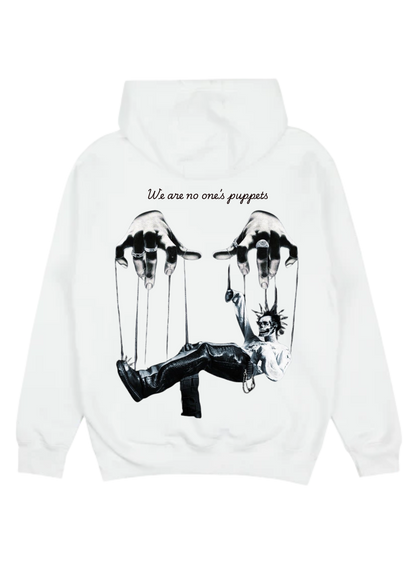 "WE ARE NO ONE'S PUPPETS" HOODIE